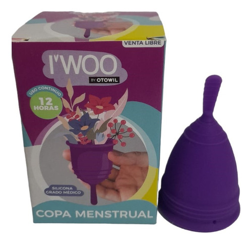 Copa Menstrual Silicona Hipoalergénica Reutilizable Talle S