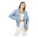 Campera De Jean Elastizada