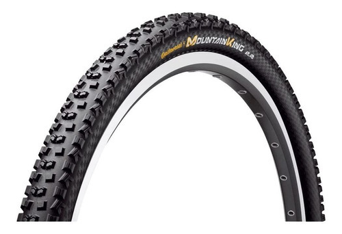 Cubierta Mtb Continental Mountain King Rod. 27.5 X 2.2 Tubel Color Negro