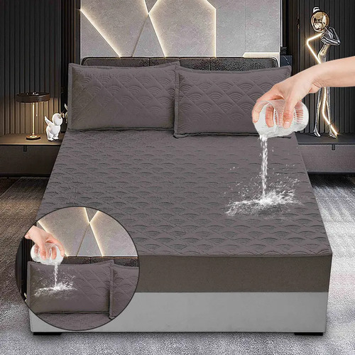 Funda Protectora Impermeable Y Antiacaros Para Colchón