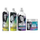 Kit Soul Power Shampoo+condicionador+máscara+ Creme On Cream
