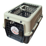 Transportadora Kennel Perros Y Gatos 50x35x32cm 2 Puertas