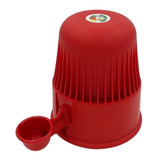 Bebedouro Para Animais De Estimação  Automático Vida Mansa Comedouro / Bebedouro Com Capacidade De 2l Cor Vermelho