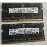 2 Memorias Ram 2 Gb X 2 Ddr3-10600s Laptop Varias Marcas