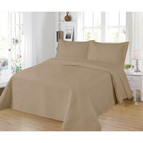 Cubrecama Con Fundas La Bastilla Colors King Size Beige