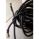 Tv, Tda, Hd Armado C/ Conectores  Cable Coaxil Negro  8 Mts 