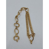 Pulseira Mista Au 18k 6,7g