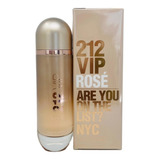Perfume 212 Vip Rose 125ml Eau De Parfum - Original+amostra