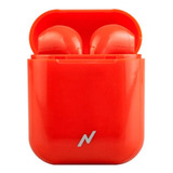 Auriculares Bluetooth Stereo Touch Noga Ng-btwins5 Rj Color Rojo