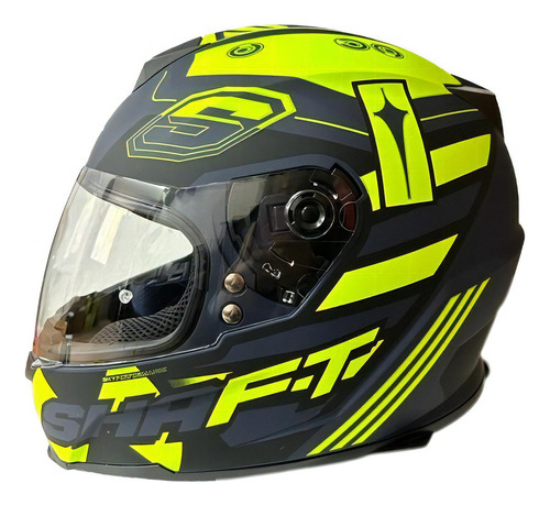 Casco Shaft Sh502 Cybrith Amarillo Mate Tiendas Oficiales Tamaño Del Casco M