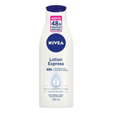  Loção Para Corpo Nivea Cuidado Corporal Lotion Express En Tubo 200ml