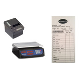 Balança Elgin Dp 15kg Bateria + Impressora I8 (modo Comanda) Cor Preto 110v/220v