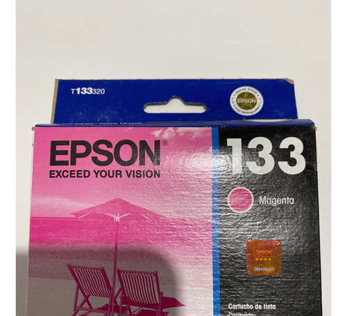 Cartucho Epson 133 Magenta T133320 Original 