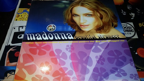 Madonna Beautiful Stranger Vinilo Maxi Excelente Estado 1999