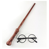 Varita Harry Potter + Lentes Accesorio Disfraz