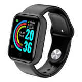 Relógio Smartwatch Android Ios Inteligente D20 Bluetooth Cor Da Caixa Preto