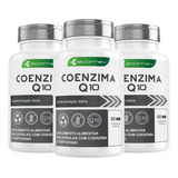 3 Potes Coenzima Q10 Pura Premium 500mg 180cápsulas Promoção