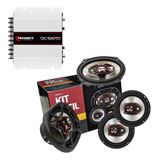 Kit Facil Bravox 6x9  E 6  + Amplificador Taramps Ts 400x4