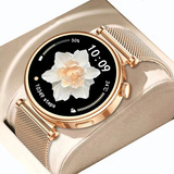 Relógio Inteligente Feminino Gt4 Mini Smartwatch Para Androi