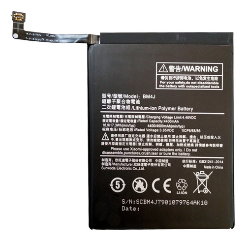 Bateria Para Xiaomi Redmi Note 8 Pro M1906g7g Bm4j 4500 Mah