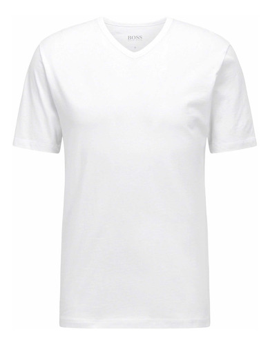 Camiseta Hugo Boss Cuello V Blanco 5 Pack 100% Original