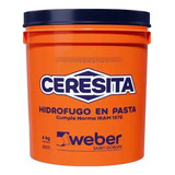 Ceresita Weber En Pasta 4kg Pared Techo Hidrofugo