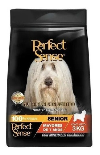 Alimento Perfect Sense Para Perro Senior De Raza Grande En Bolsa De 3kg