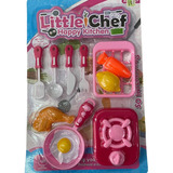 Set Cocina Little Cheff En Blister