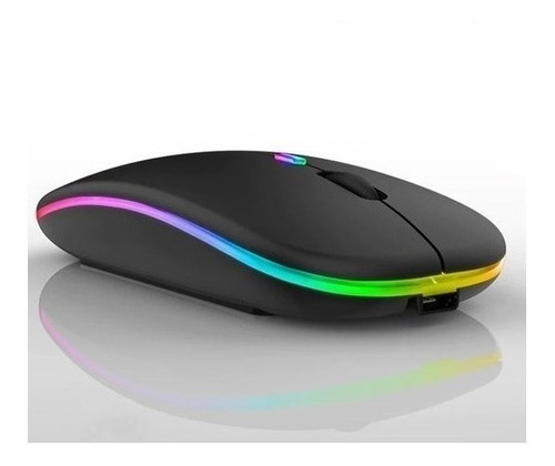 Mouse Sem Fio Recarregável Hmaston Led Rgb  Wirelles