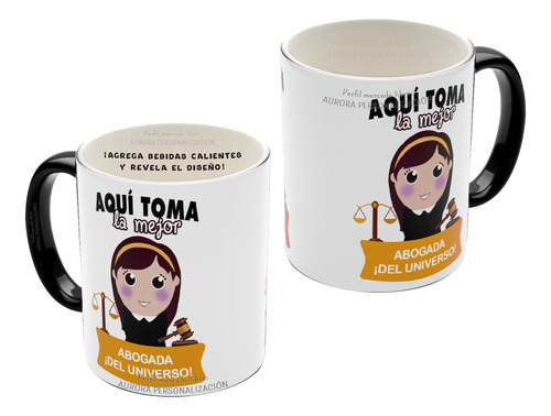 Mug Mágico Taza Profesión Abogada Derecho Regalo