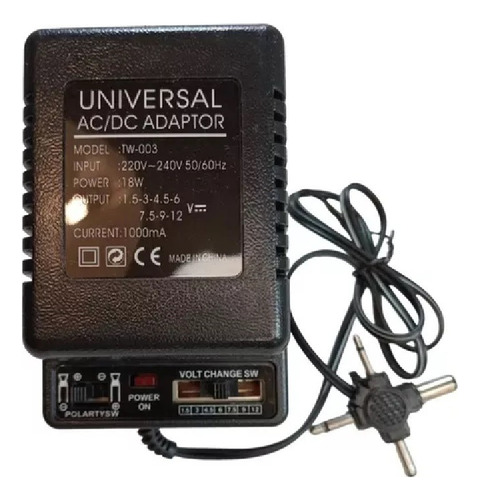 Transformador Fuente Universal Multivoltaje 18w 1.5 A 12v