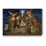 Cuadro Navideño, Nacimiento De Jesús, 12 X18 