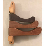 Perchero De Pared Vertical De Madera Rebatible Con Tornillos