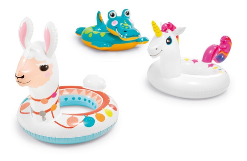 Flotador Inflable  Intex Llama/cocodrilo/unicornio 58221