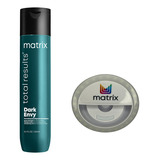 Shampoo Matizador Negro Matrix Dark Envy Pelo Oscuro 300 Ml