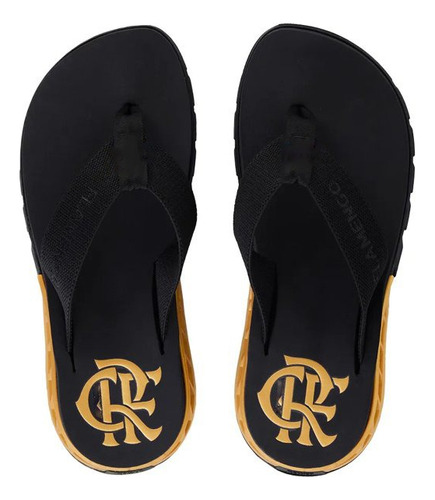 Chinelo Urbano Flamengo Gold Rakka Original Adulto Infantil