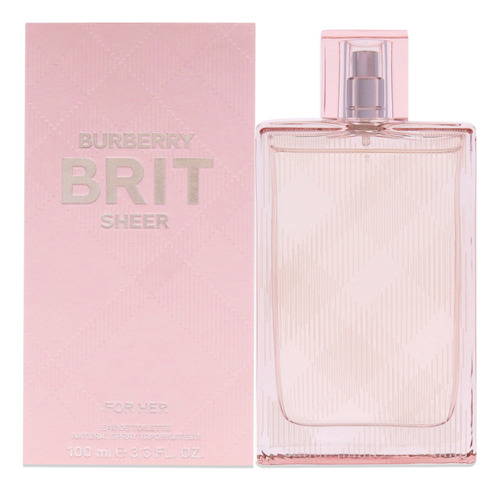 Perfume Burberry Brit Sheer Edt En Spray Para Mujer, 100 Ml