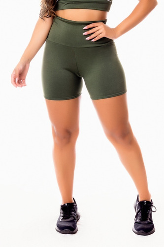 Roupa Malhar Short Legging Moda Fitness Academia Liso Básico