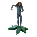 Action Figure Articulável Bob Marley Reggae Decoração Nerd