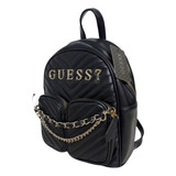 Mochila Cassie Quilted Negra Guess Factory