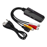 Adaptador Conversor De Audio Y Vídeo Compatible Rca/av De 10