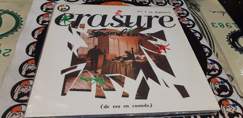 Erasure Sometimes De Vez En Cuando Vinilo Maxi Spain 1987