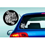 Tigre Arte Calco Sticker Vinilo Decoracion