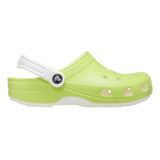 Crocs Classic Glow Adultos Verano Brilla Original Verde