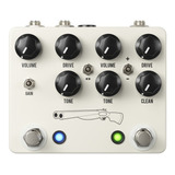 Pedal De Efecto Jhs Pedals Double Barrel V4  Blanco