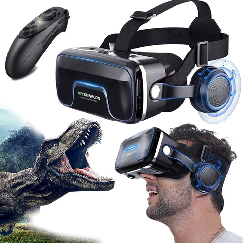 Lentes Realidad Virtual Vr Profesionales + Sonido + Joystick