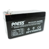 Bateria De Gel Recargable De 12 Volts 1.3ah Press + Cargador