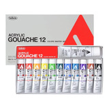 Holbein Acrylic Gouache - Master Set De 12 Colores - 20 Ml.