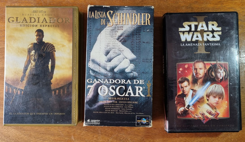 Lote 3 Vhs Películas Icónicas Del Cine Estadounidense