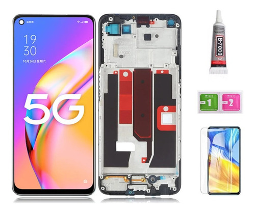 A Pantalla Lcd Con Marco Para Oppo A74 A93 5g Realme Q3 5g